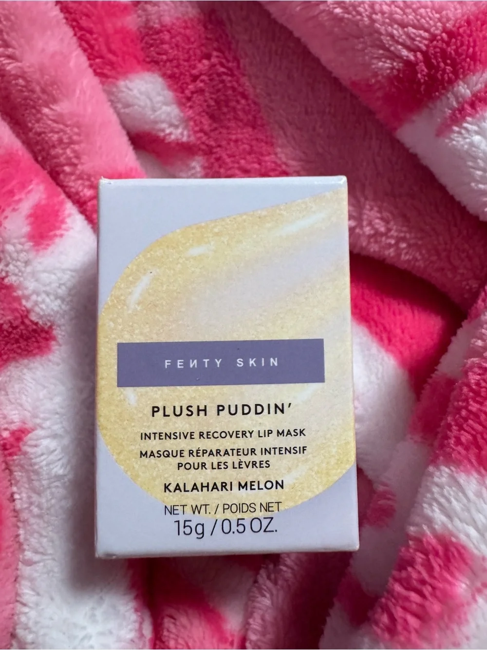 Fenty Plush Puddin' Intensive Recovery Lip Mask — Kalahari Melon New In Box